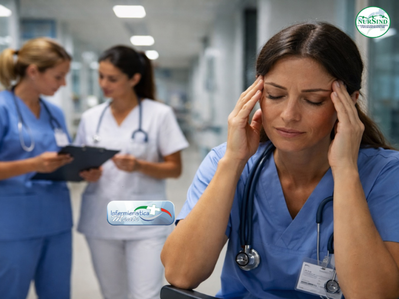 Cefalea e stress lavoro-correlato: quasi un’infermiera su due colpita